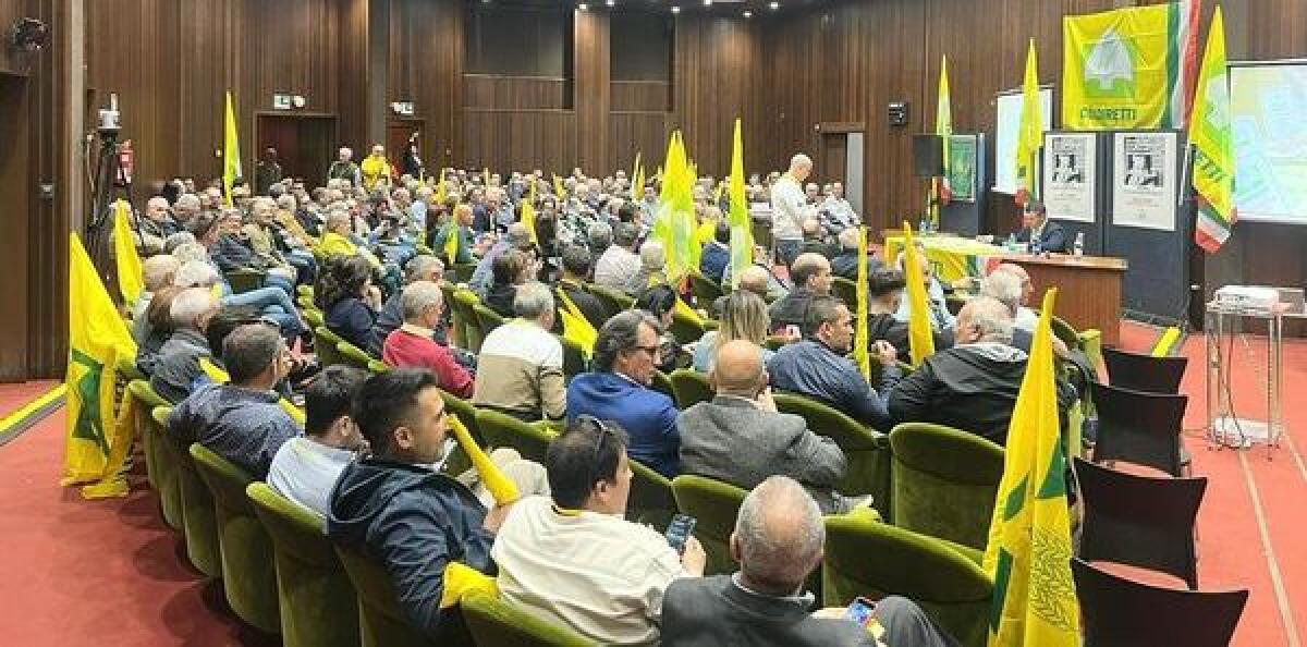 Successo dell'assemblea Coldiretti ad Agrigento: centinaia di agricoltori presenti - 