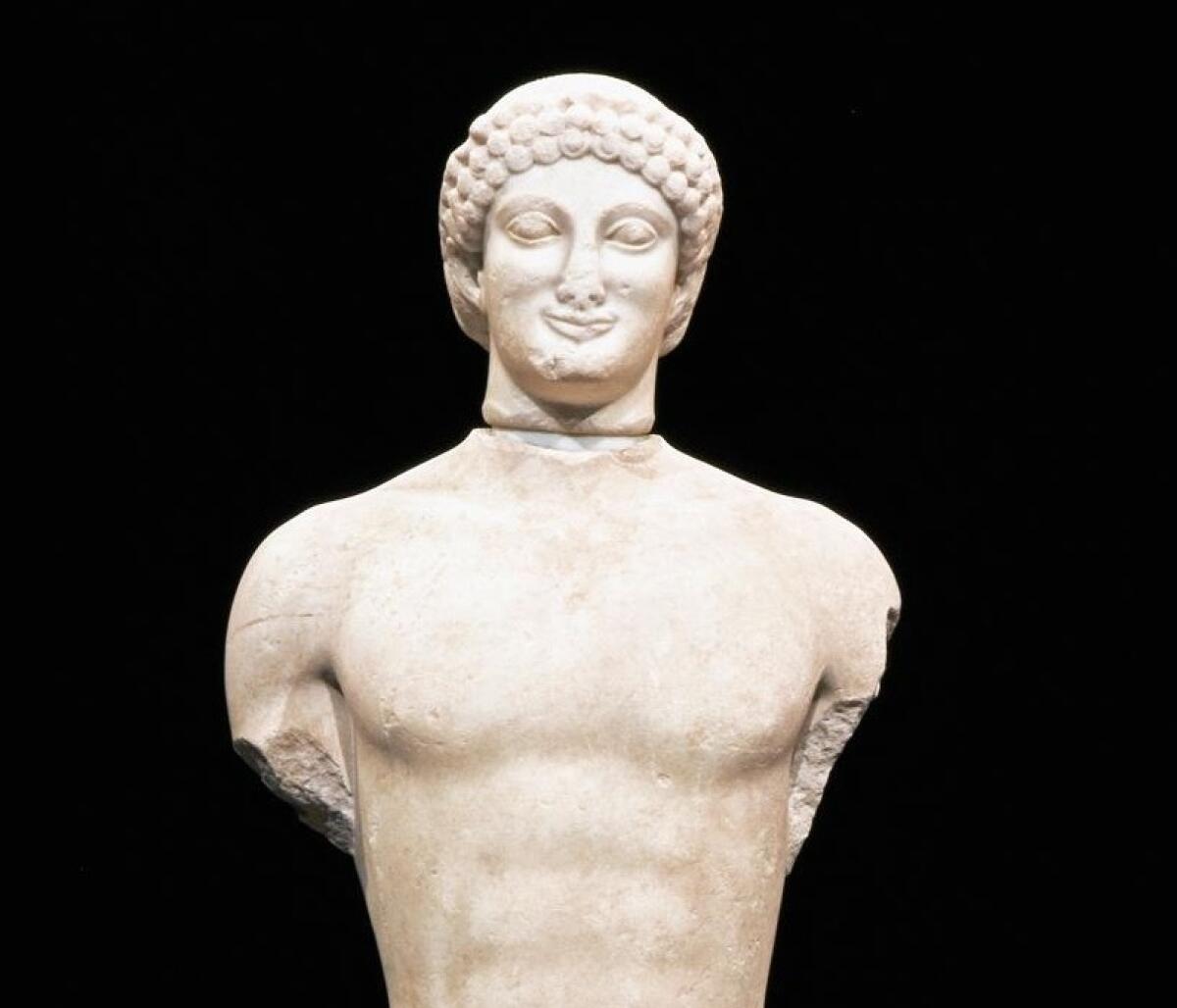 Il Kouros esposto nel Museo di Lentini per un anno - 