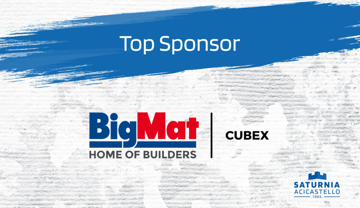 BigMat CubeX diventa il top sponsor della Cosedil Saturnia Acicastello per la stagione 2024-25 - 