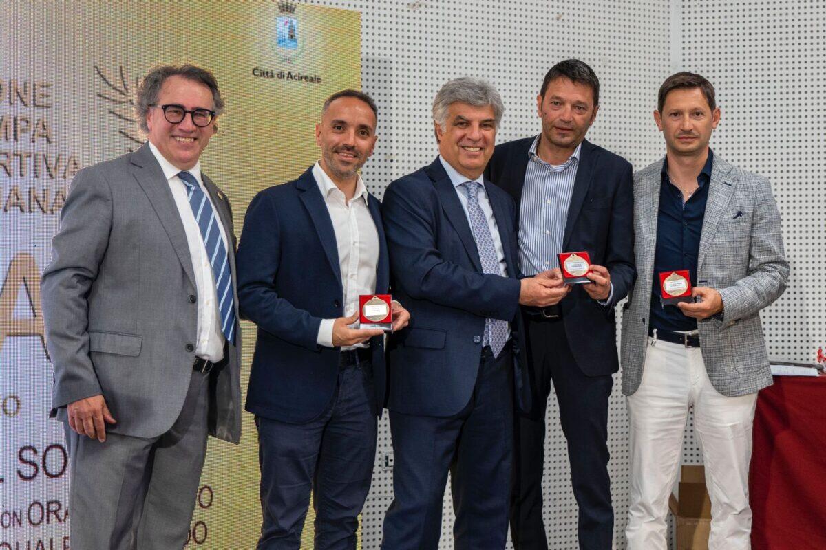 Acireale Calcio premiata alla 64^ edizione dei premi “USSI Sicilia” - 