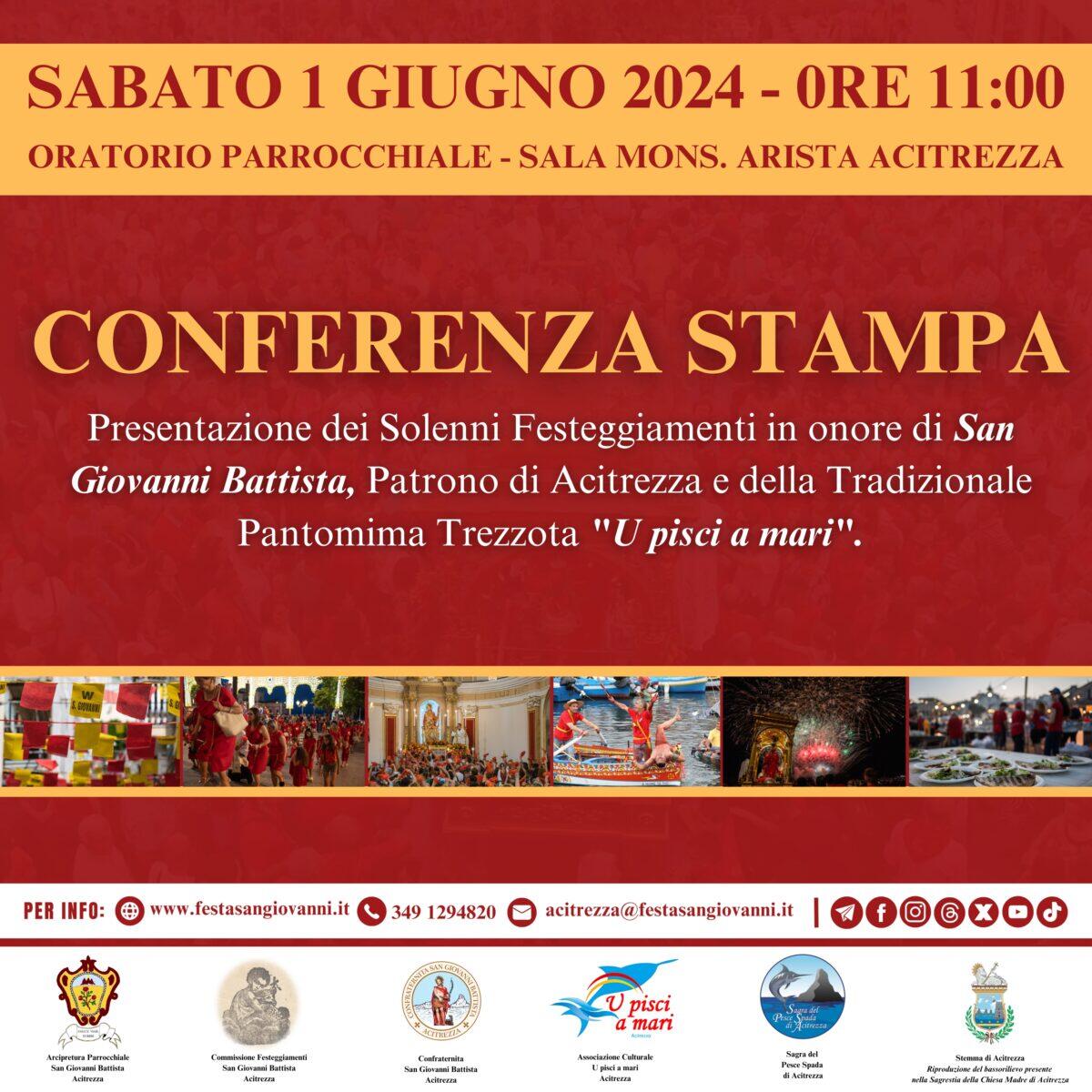 Acitrezza, pronto il programma 2024 dei solenni festeggiamenti in onore di San Giovanni - 