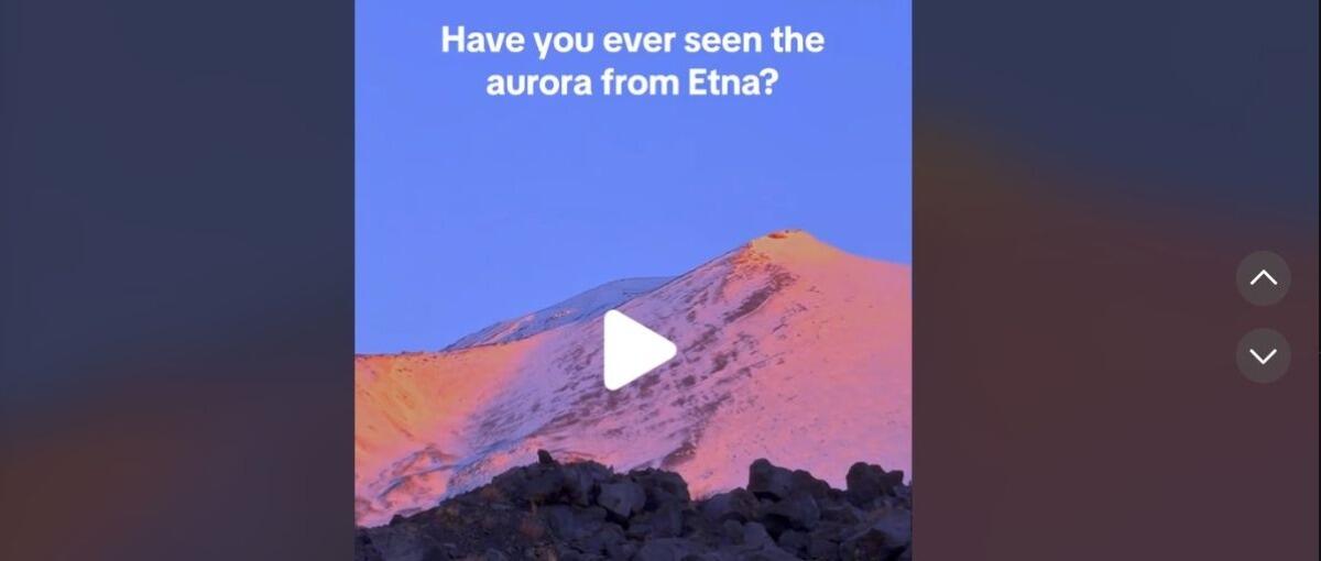 È successo sull'Etna e il fenomeno ha dell'incredibile [VIDEO ] - 