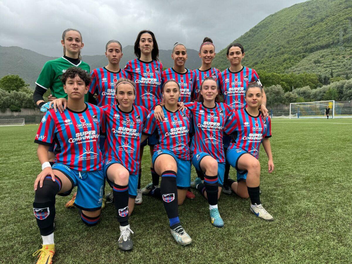 Il Catania Women tiene testa alla capolista Vis Mediterranea: 0-0 a Solofra. - 