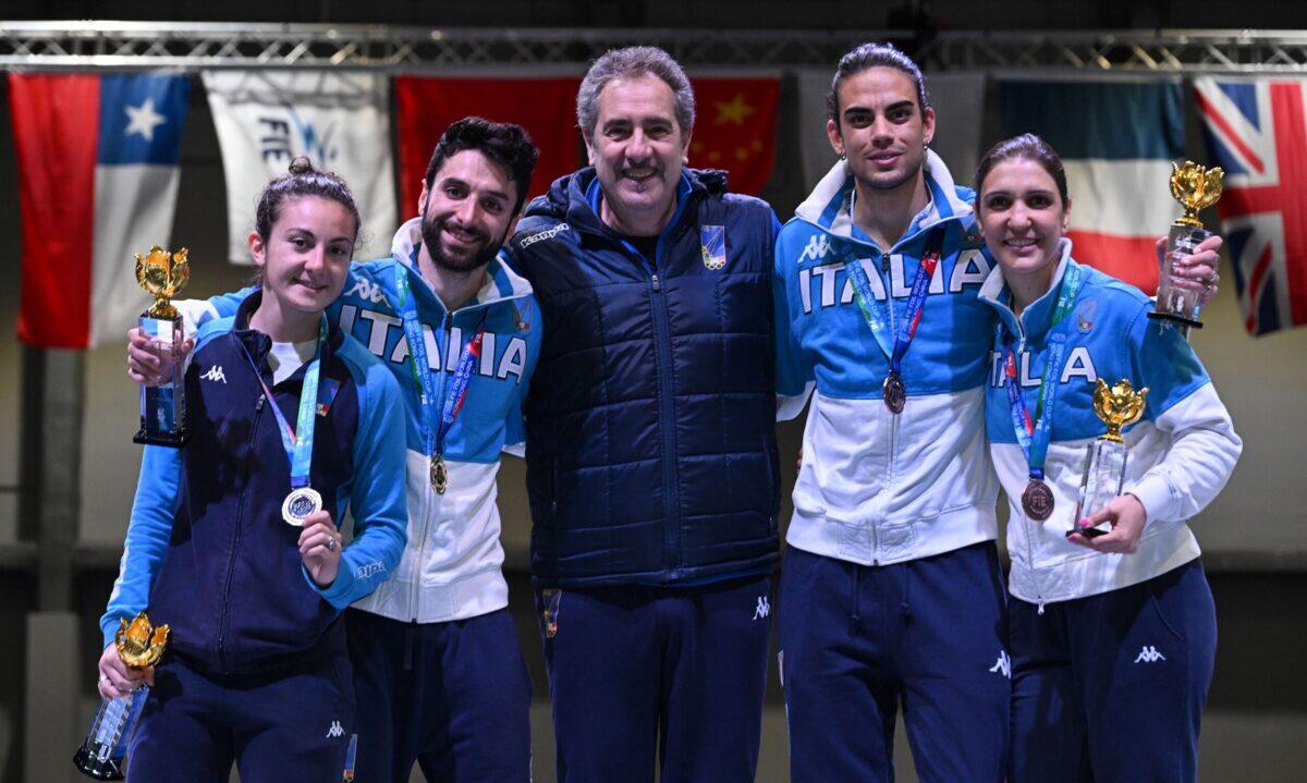 TRIONFO AZZURRO ALLA COPPA DEL MONDO DI FIORETTO A HONG KONG - 