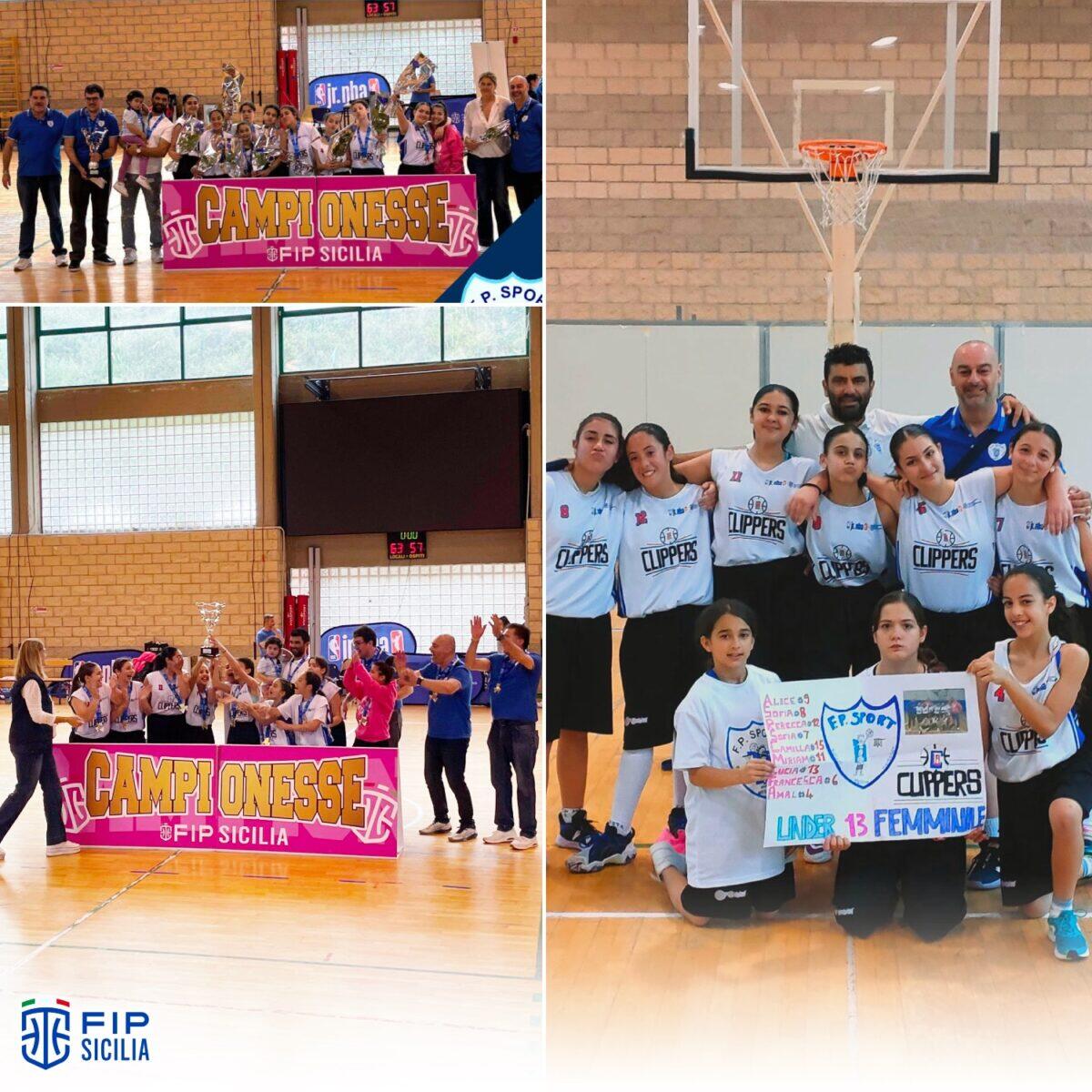 FP Sport LA Clippers vince le Finals Jr. NBA FIP U13: i complimenti del CR Sicilia - 