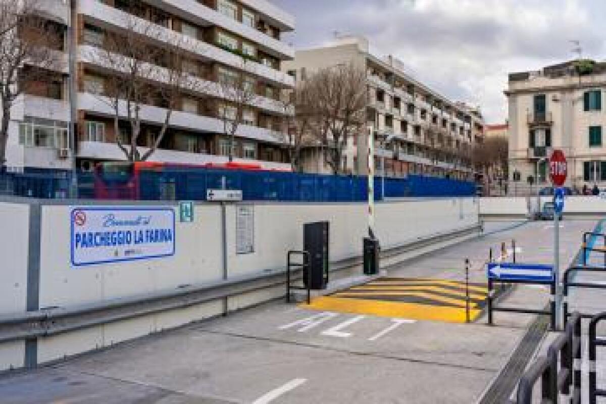 Riapertura del parcheggio "La Farina" di Messina. - 