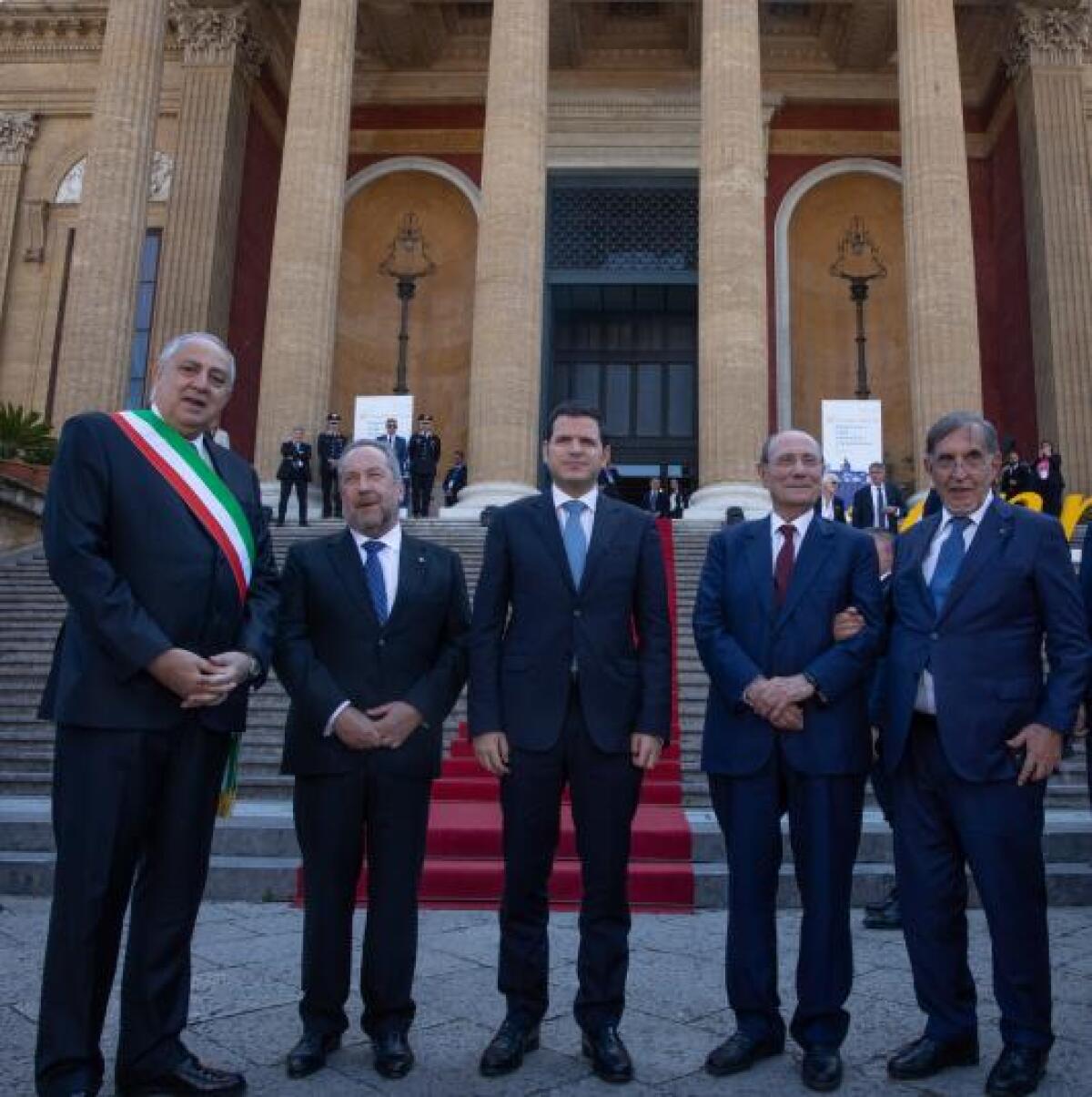 Congresso ANM al Teatro Massimo: Gaetano Galvagno accoglie Sergio Mattarella a Palermo - 