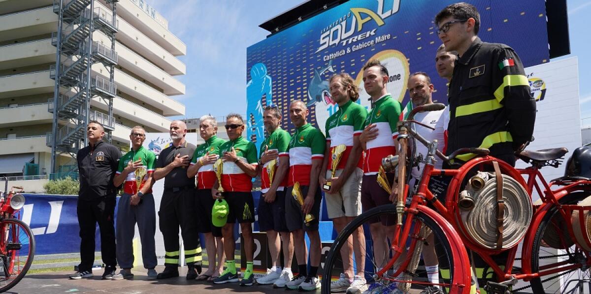 Successo a Cattolica per il 14° Campionato Italiano VV.F. di Ciclismo - Memorial Agostino Del Magno - 