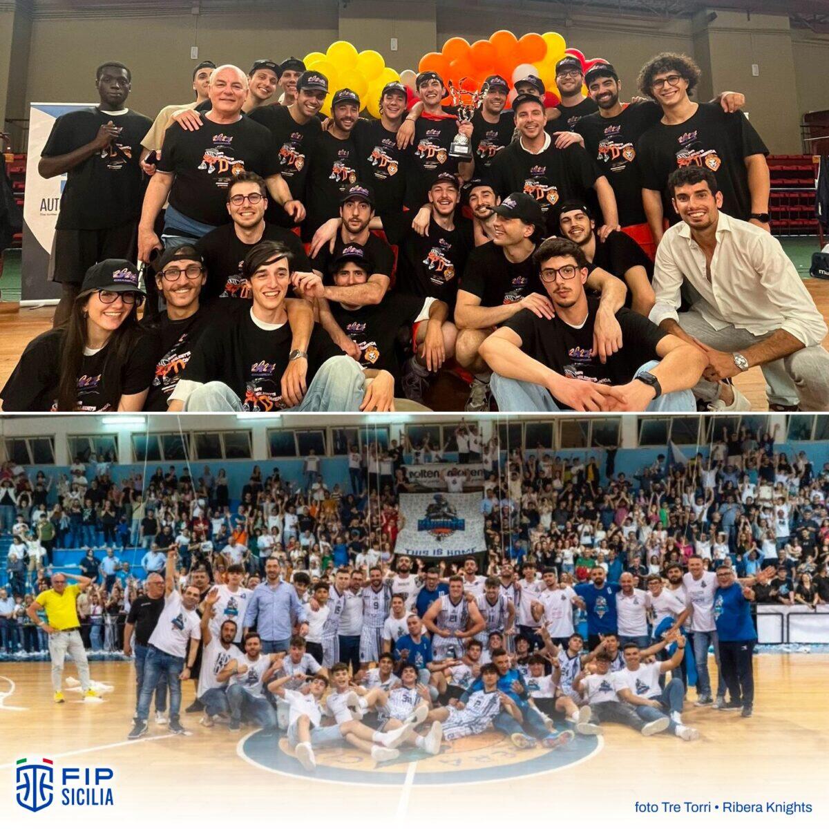 Promozione storica per Tre Torri Basket e Ribera Knights! - 