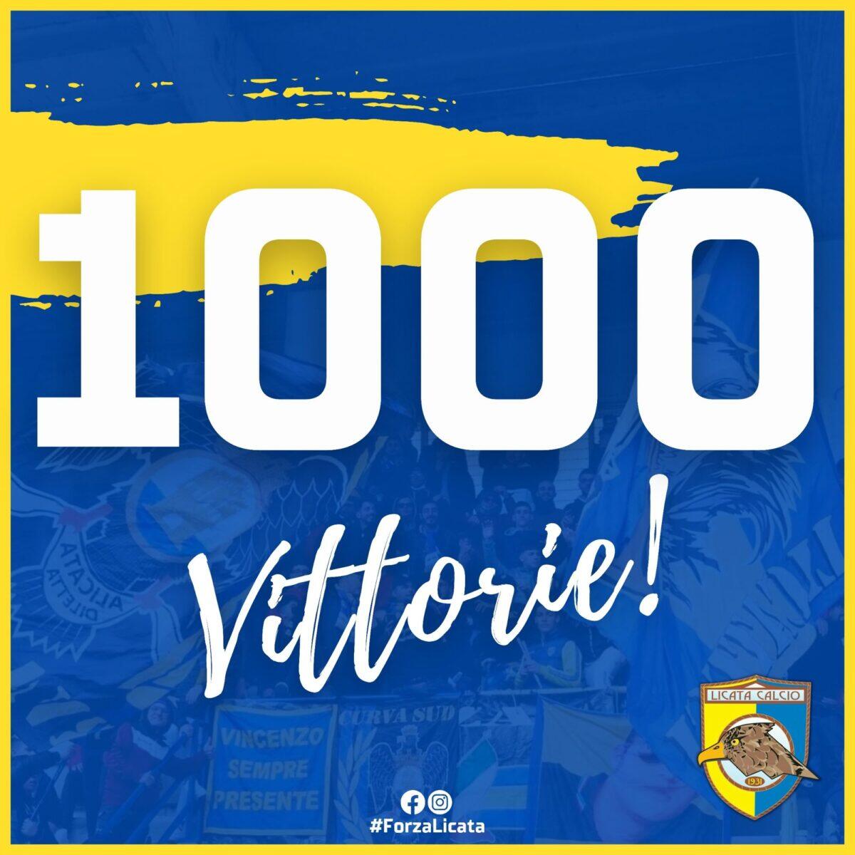 Il Licata Calcio festeggia la vittoria numero 1000 - 
