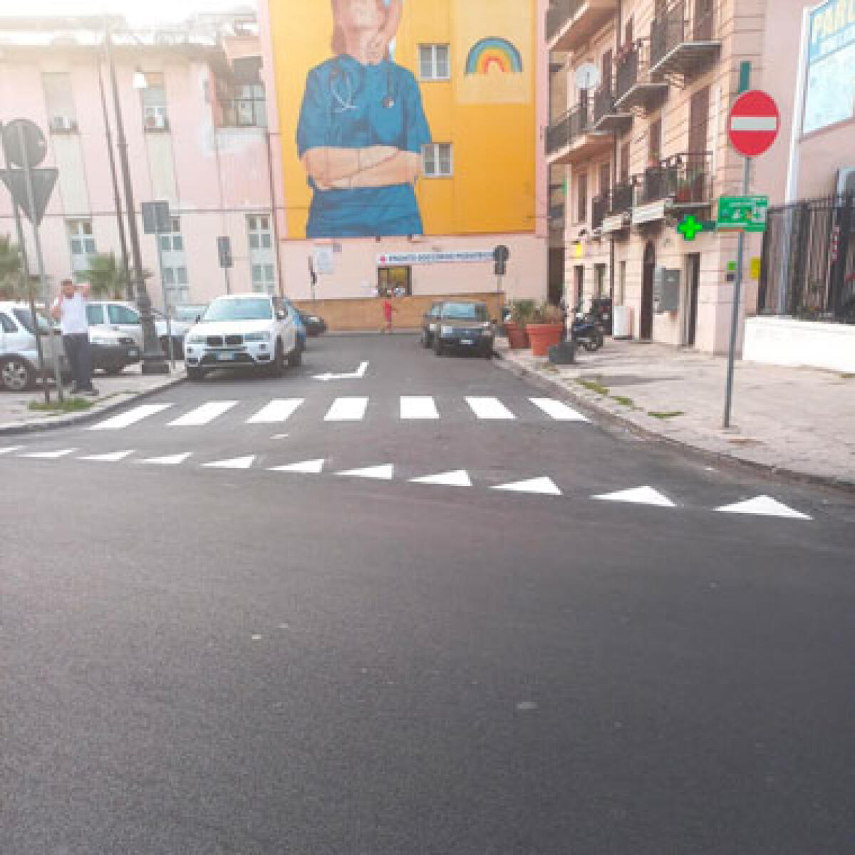 Lavori di manutenzione strade a Palermo: zona ospedale Bambini completata, via Montepellegrino in corso. - 