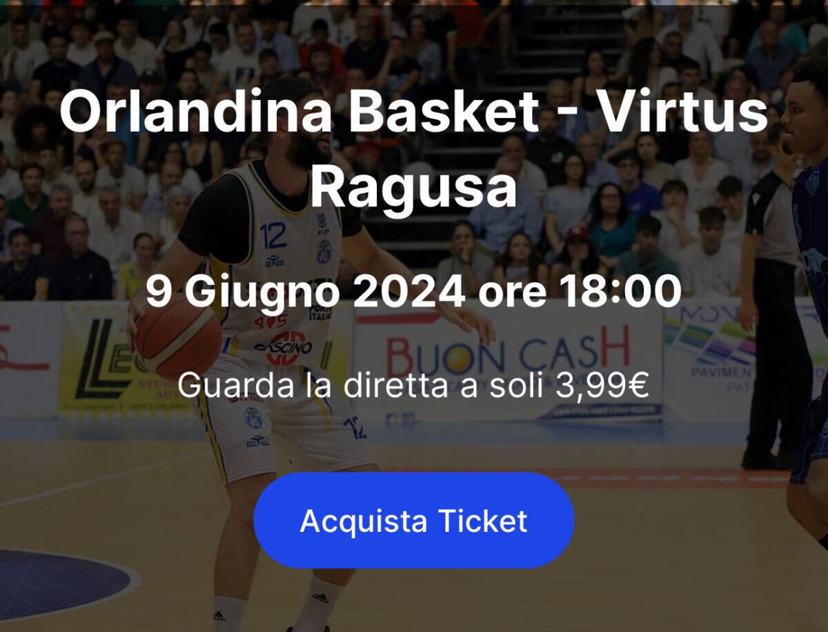 Finale Infodrive: Orlandina Basket vs Virtus Ragusa in diretta streaming su Antenna del Mediterraneo - 