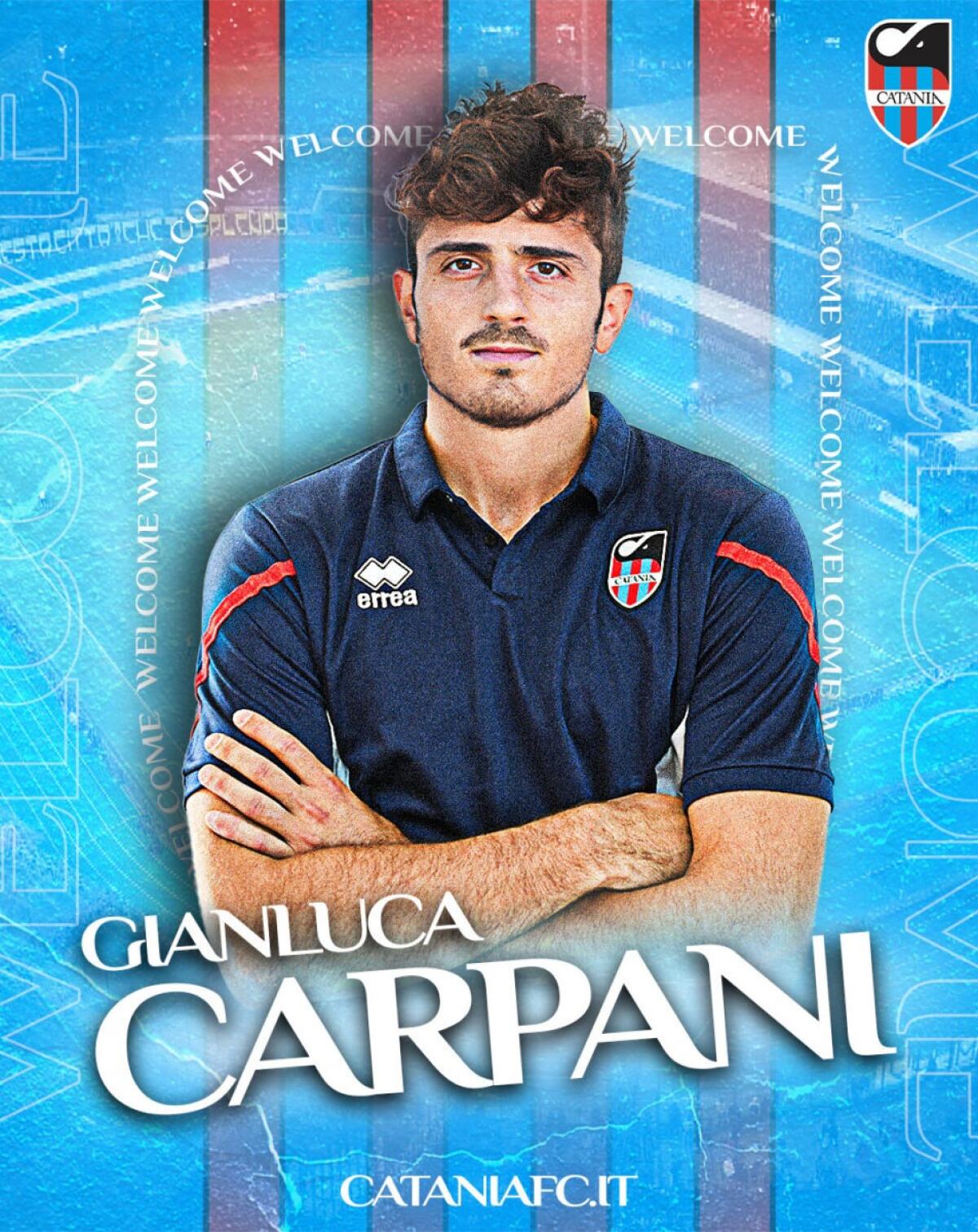 Il Catania FC acquisisce Gianluca Carpani per le prossime due stagioni - 