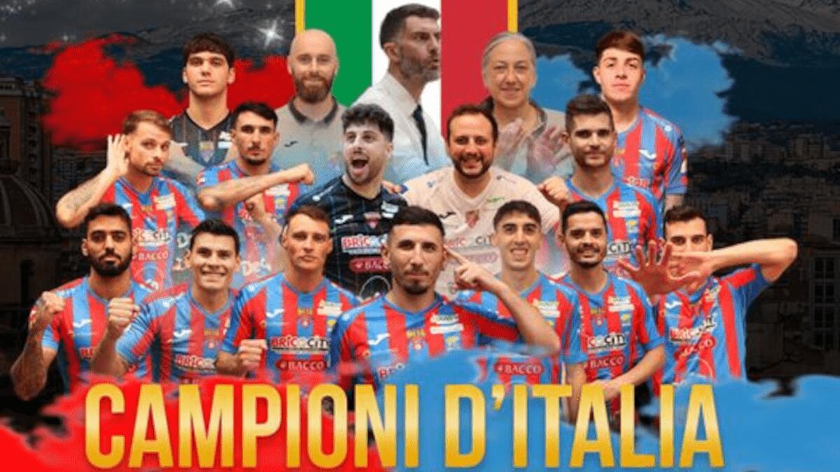 Meta Catania Campione d'Italia: la storica vittoria rossazzurra nel Futsal Serie A - 