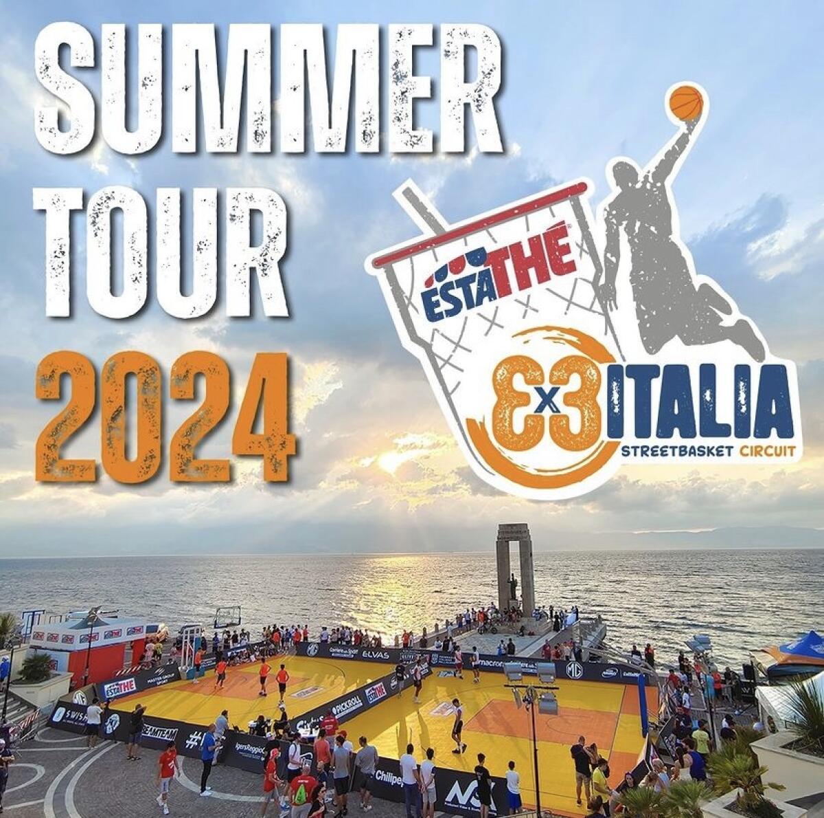 Estathé 3×3 Italia Streetbasket Circuit 2024: 16 tornei in Sicilia - 