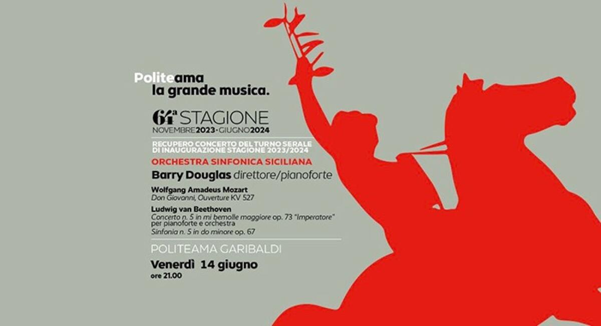 Recupero concerto di inaugurazione con Barry Douglas al Politeama Garibaldi - 