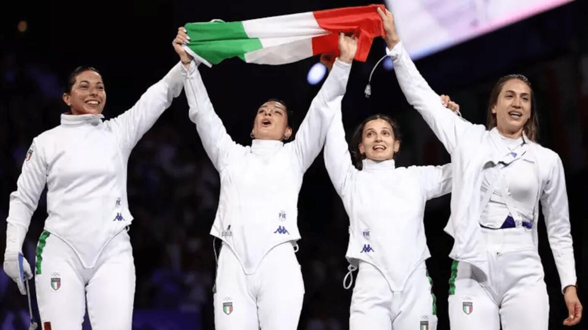 Olimpiadi Parigi 2024: stoccata vincente della catanese Santuccio, Francia sconfitta in finale - 