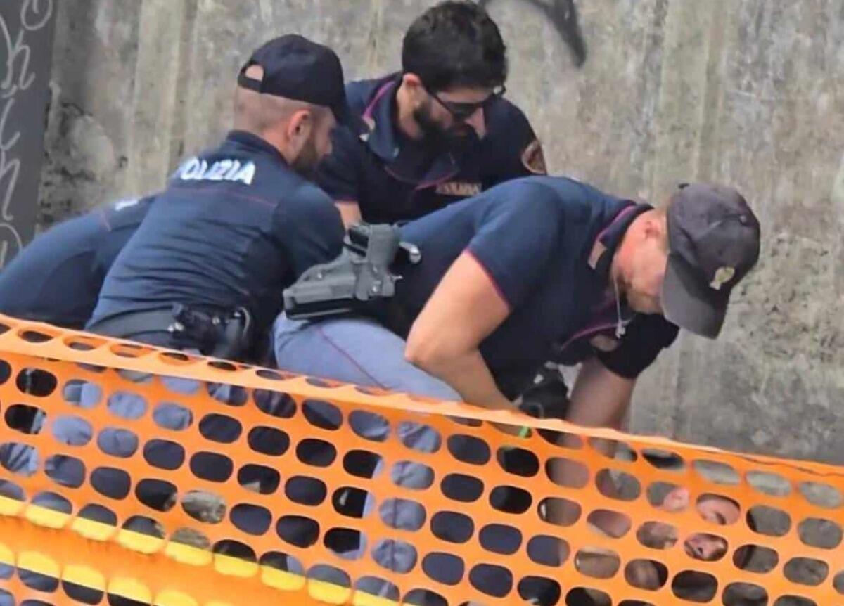 Intervento della Polizia di Catania, fermato giovane in stato di esagitazione - 