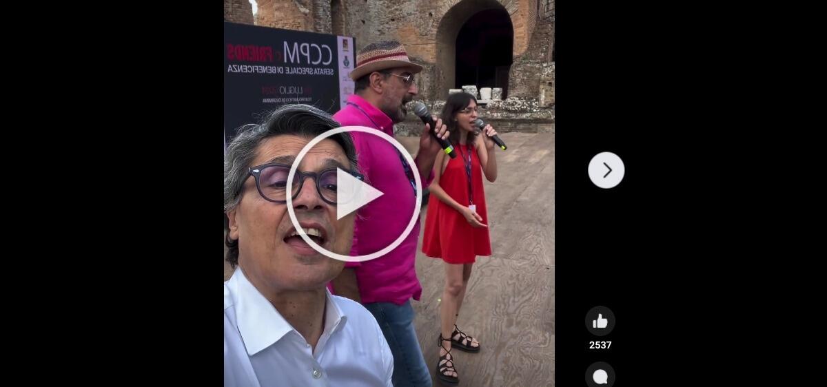 Serata di beneficenza per il CCPM, Salvo La Rosa e i Big di Catania in un reel da non perdere [VIDEO] - 
