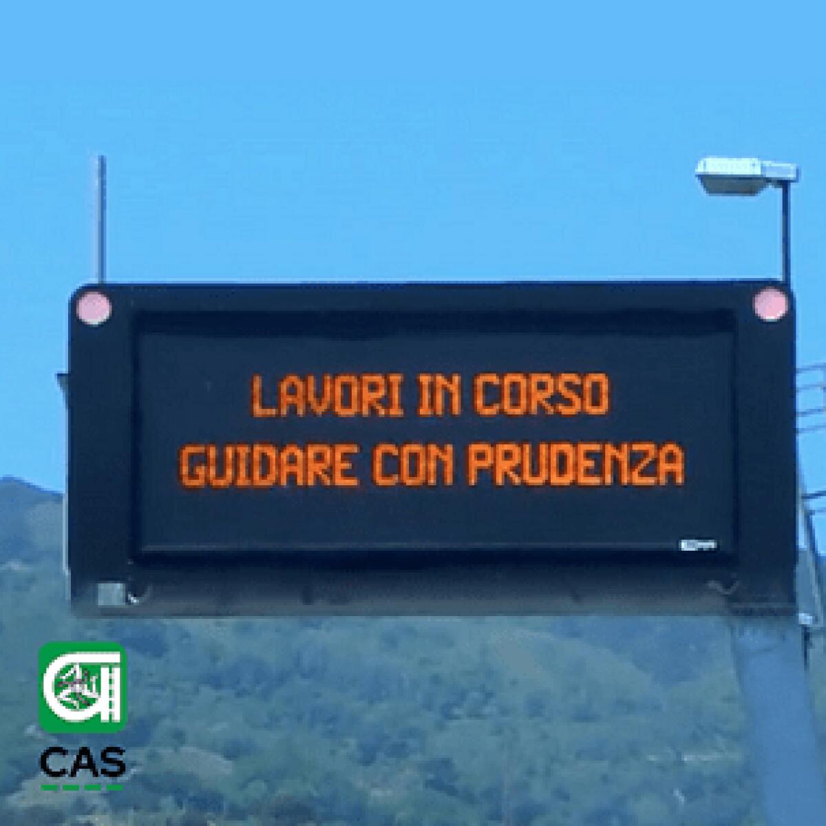 Chiusure notturne programmte sulla A20 ME-PA dal 16 al 18 luglio - 