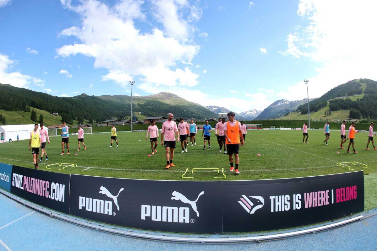 Intenso allenamento estivo per il Palermo FC a Livigno - 