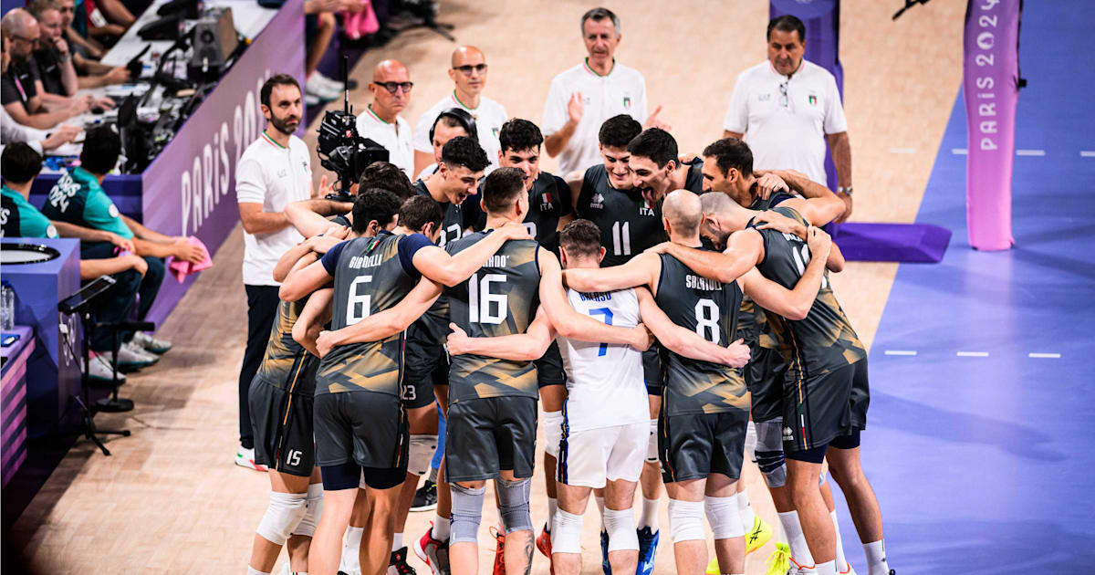 Pallavolo maschile: l'Italia travolge l'Egitto con un fantastico 3-0 ai Giochi Olimpici di Parigi 2024! - 