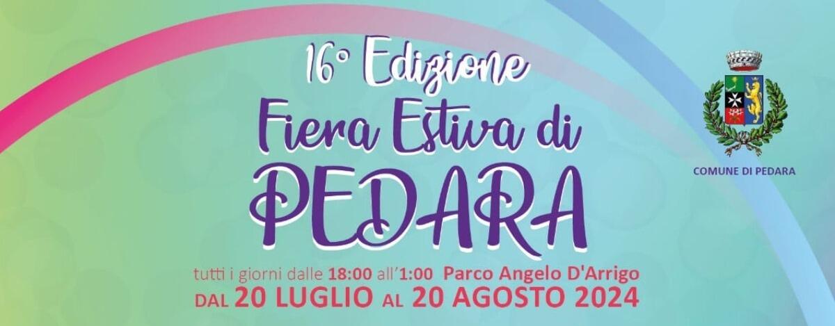 Fiera Estiva di Pedara, il programma completo della 16esima edizione - 