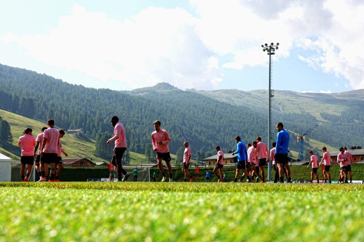 Allenamento intenso per il Palermo FC a Livigno - 