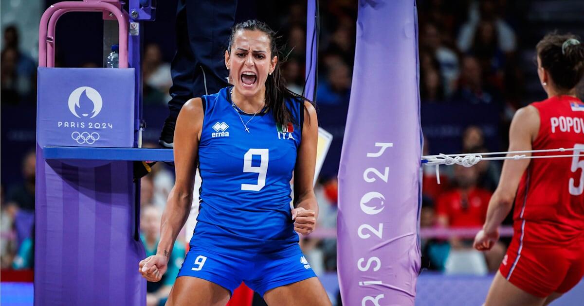 Maledizione dei quarti superata: l'Italia conquista la semifinale a Parigi 2024 con un fantastico 3-0 contro la Serbia nel volley femminile! - 