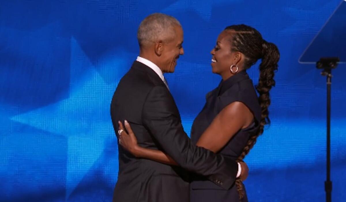 Barack e Michelle Obama sostengono Kamala Harris con un messaggio di speranza e determinazione. - 