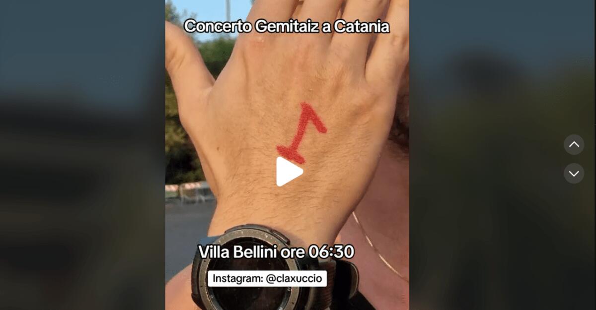 Gemitaiz a Catania, ecco "il primo arrivato in fila" alla Villa Bellini [VIDEO] - 