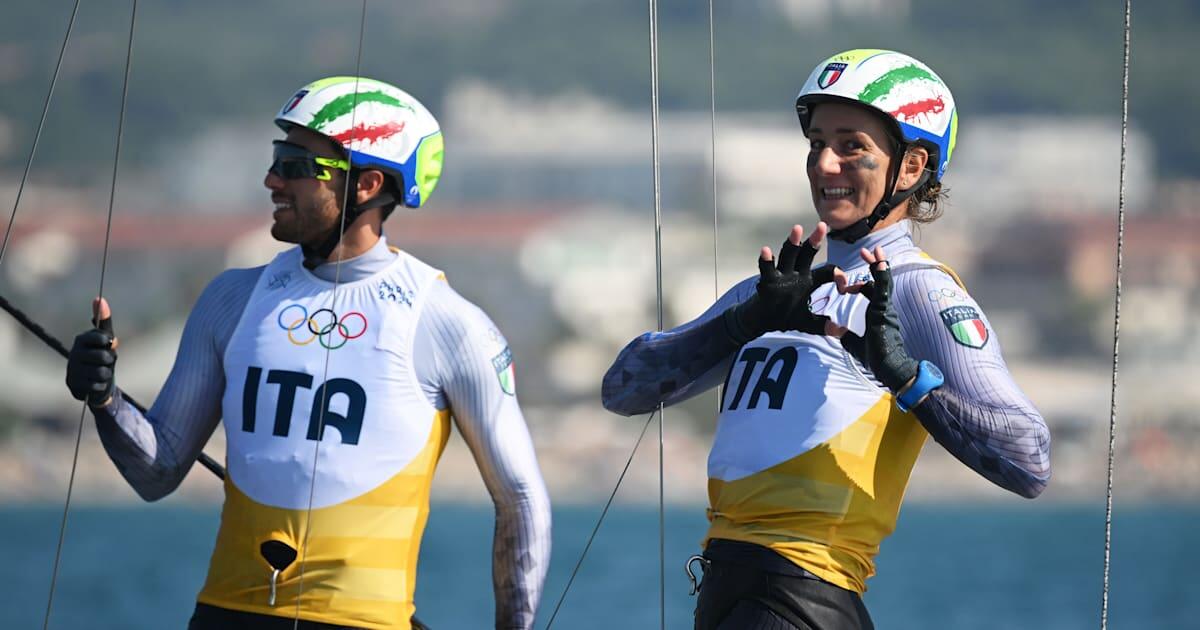 Ruggero Tita e Caterina Banti si tuffano nell'oro a Parigi 2024: bis Olimpico nel Nacra 17! - 