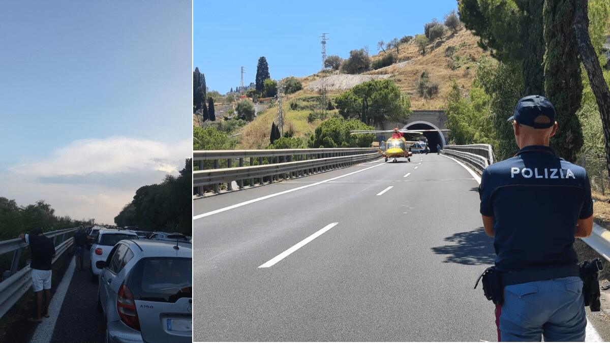 Terribile incidente mortale sull’Autostrada Catania-Messina: auto contro moto, intervento elisoccorso   - 