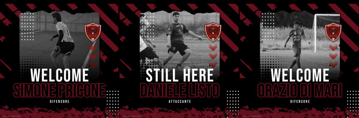 Daniele Listo confermato e ben cinque nuovi innesti nel team! - 