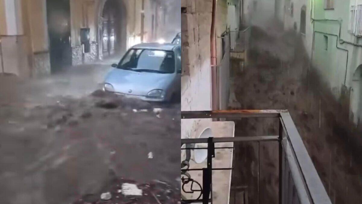 VIDEO: Frana nel Casertano, due persone scomparse nel dramma - 