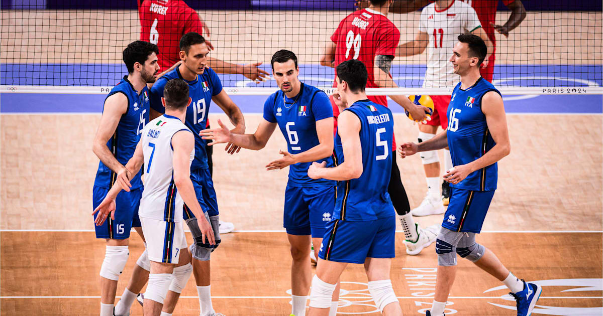 Italvolley maschile fa il tris: vittoria contro la Polonia per 3-1 ai Giochi Olimpici di Parigi 2024! - 