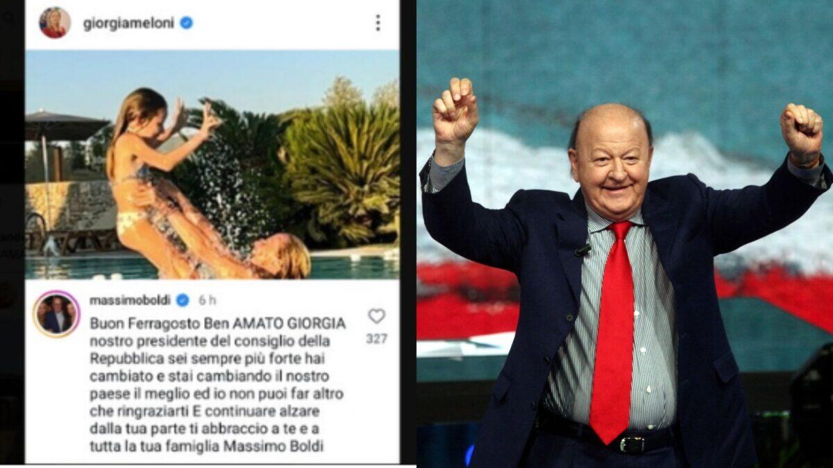 Premier Meloni esprime solidarietà a Massimo Boldi contro gli attacchi degli haters! - 