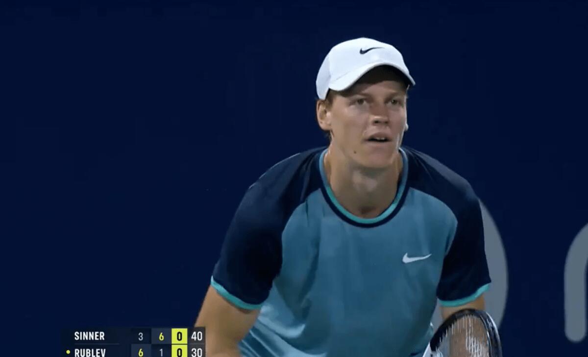 Sinner esce ai quarti di Montreal: Rublev si impone in tre set! - 