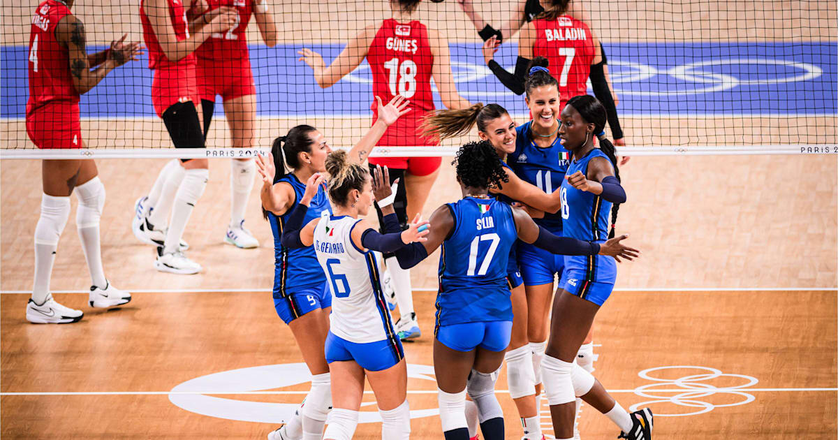 Italvolley femminile: un passo avanti verso il sogno olimpico con un convincente 3-0 sulla Türkiye a Parigi 2024! - 