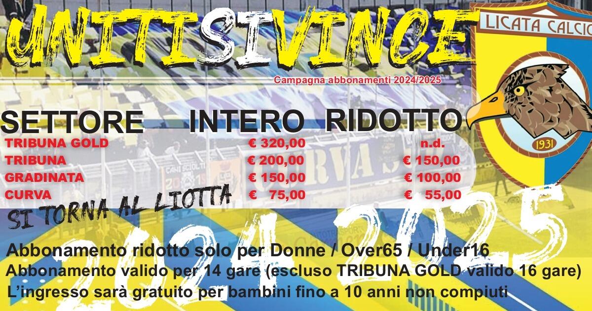 Abbonati per il 2024-2025: unisciti a noi! - 