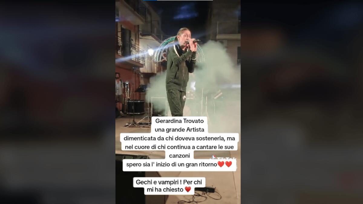 Gerardina Trovato torna a calcare il palco: l’esibizione della cantante catanese [VIDEO] - 