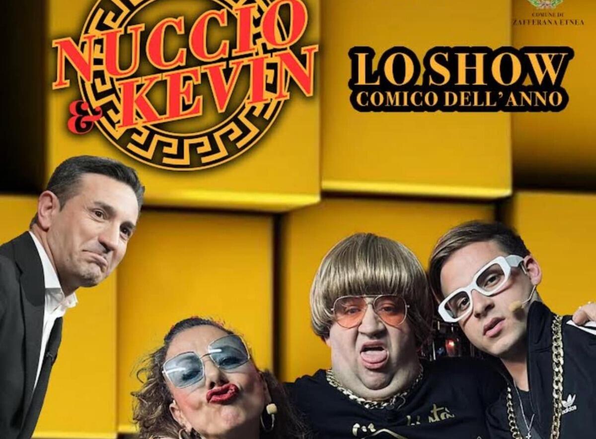 Lo show comico dell'anno, dove e come incontrare Nuccio e Kevin stasera - 