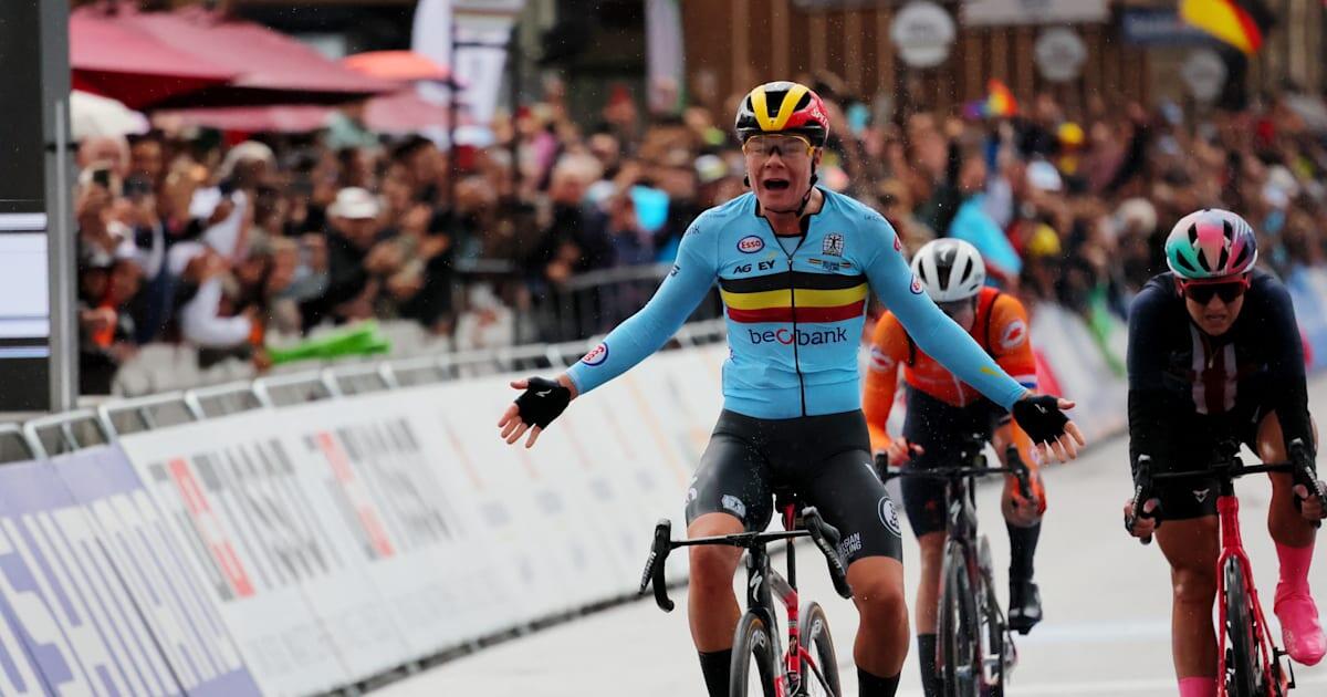 Lotte Kopecky trionfa ai Mondiali UCI 2024: una vittoria emozionante tra sfide e commemorazioni a Zurigo - 