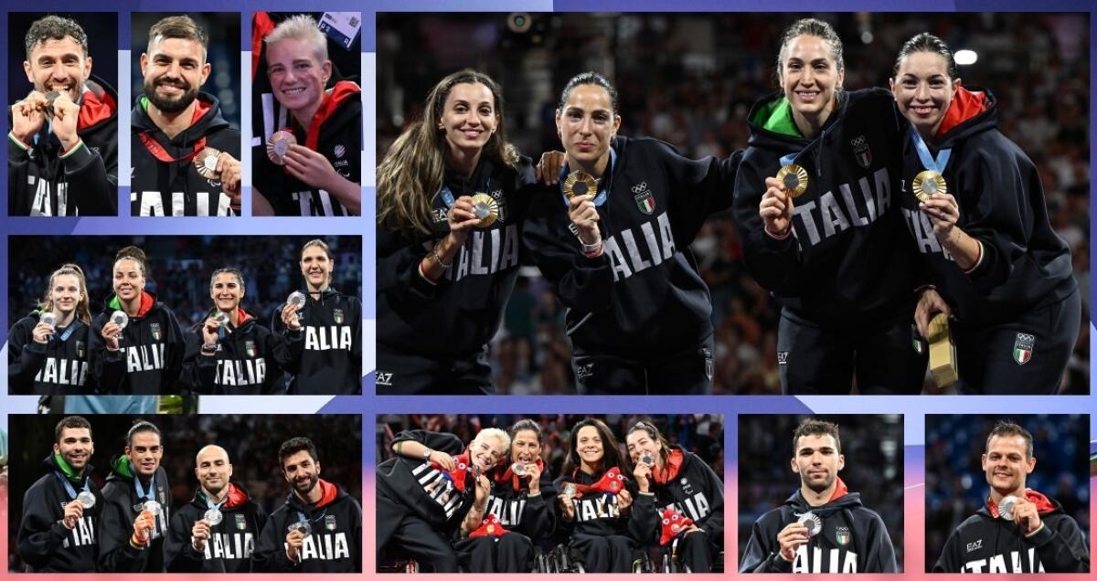 Scherma Azzurra da Record: Parigi 2024 Eguaglia il Successo di Londra 2012 con Nove Medaglie! - 