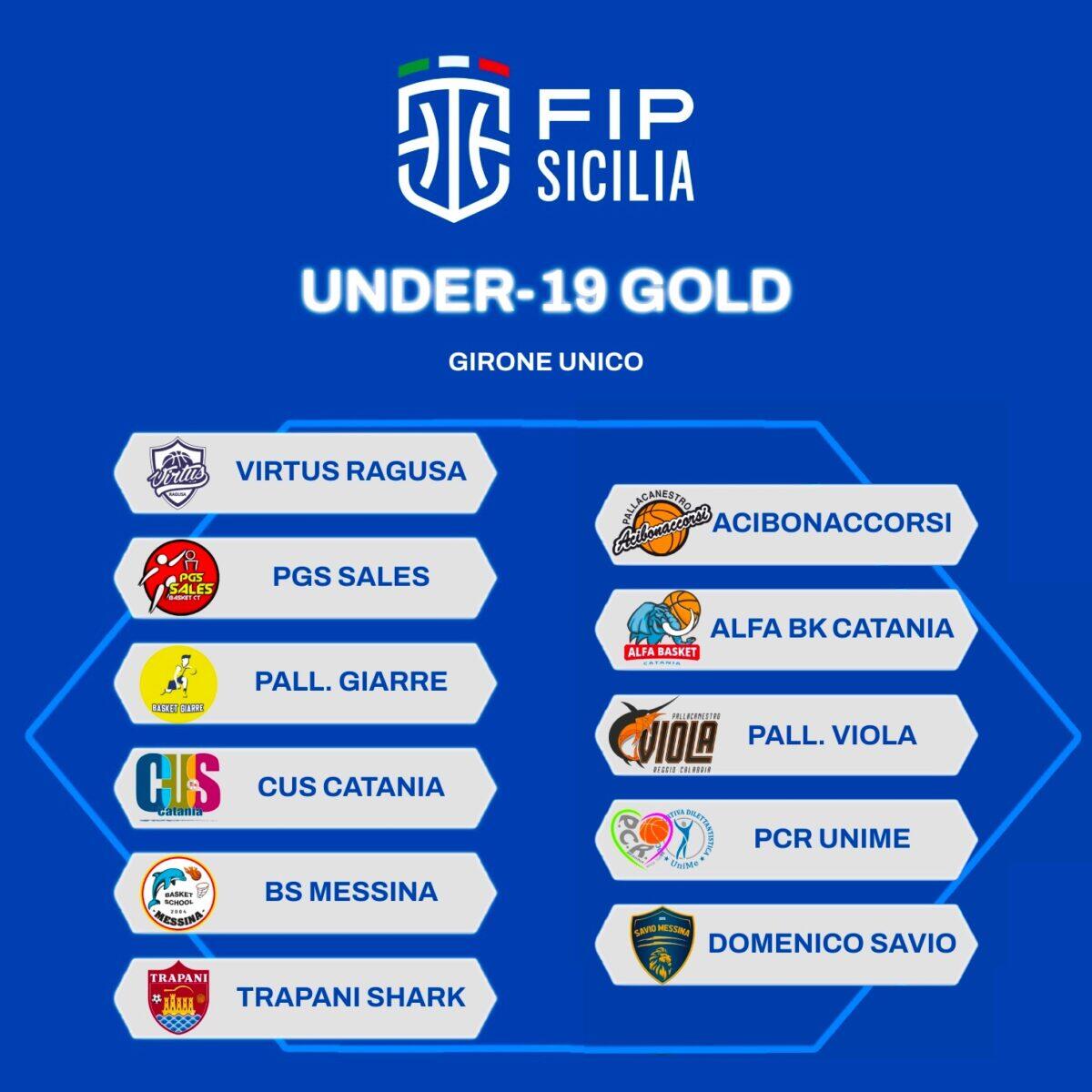 U19 Gold: il campionato parte il 28 ottobre con 11 squadre pronte a dare il massimo! - 