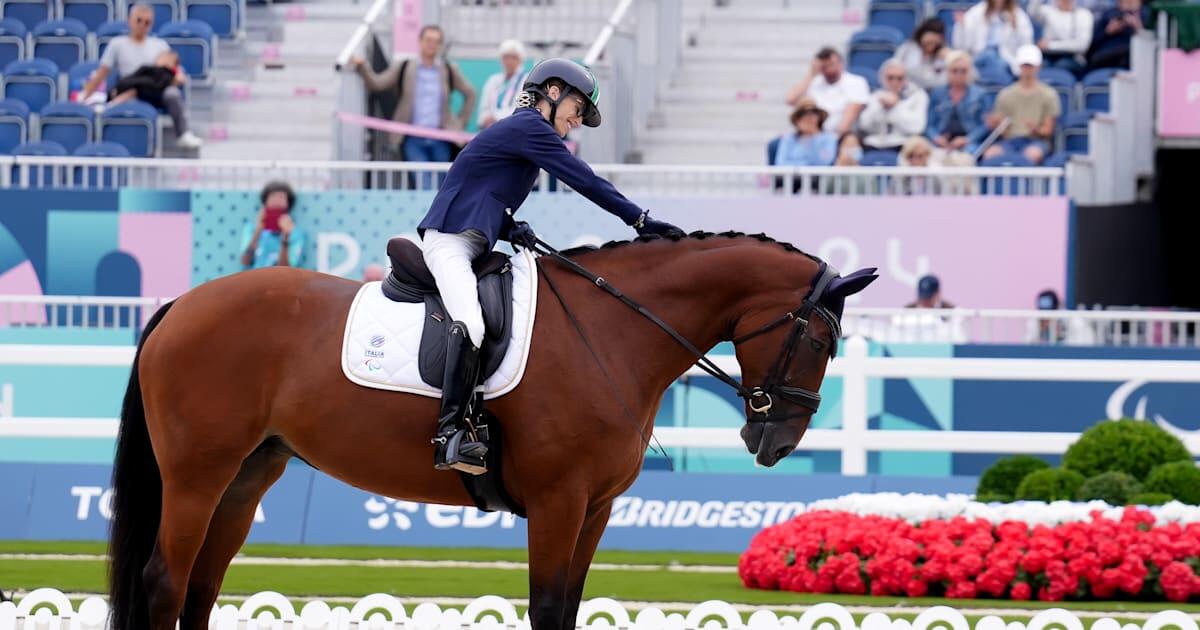 Sara Morganti conquista la storica medaglia di bronzo nell'equitazione, primo traguardo azzurro ai Giochi Paralimpici di Parigi 2024! - 