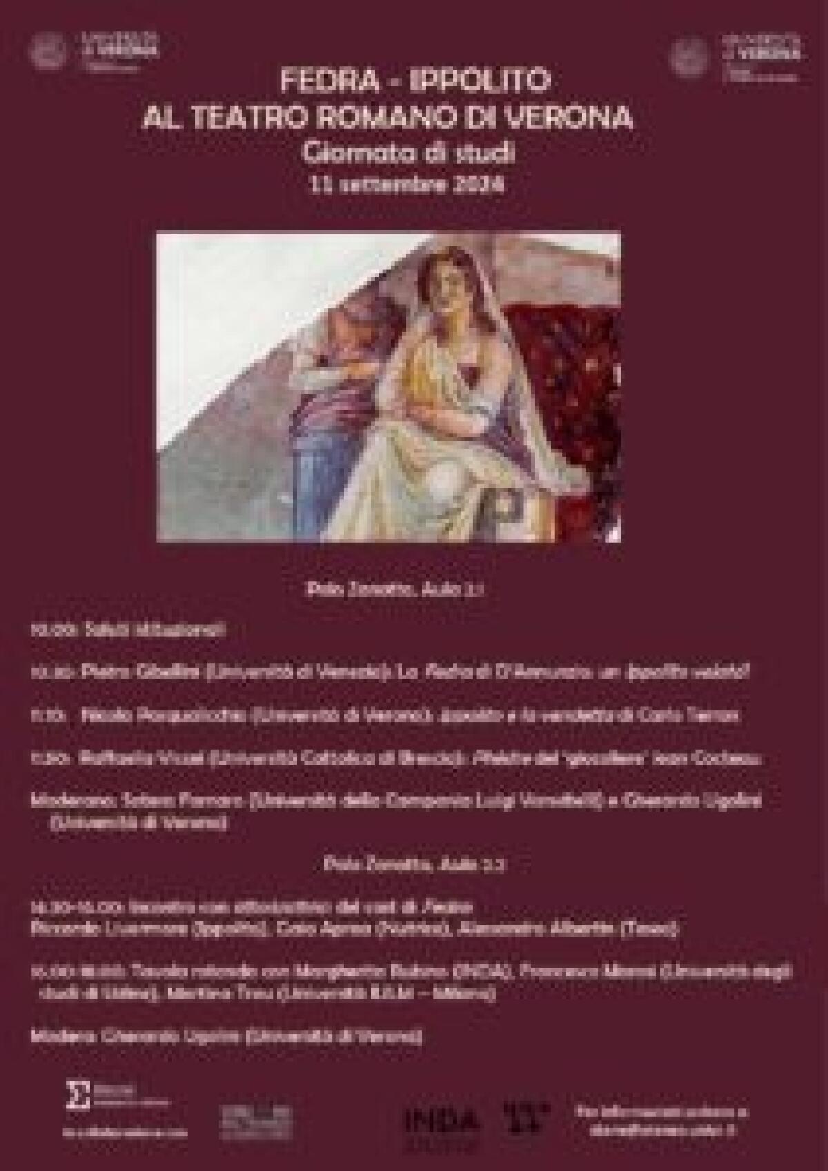 Fedra e Ippolito: un'affascinante giornata di studi al Teatro Romano di Verona e all'Università di Verona! - 