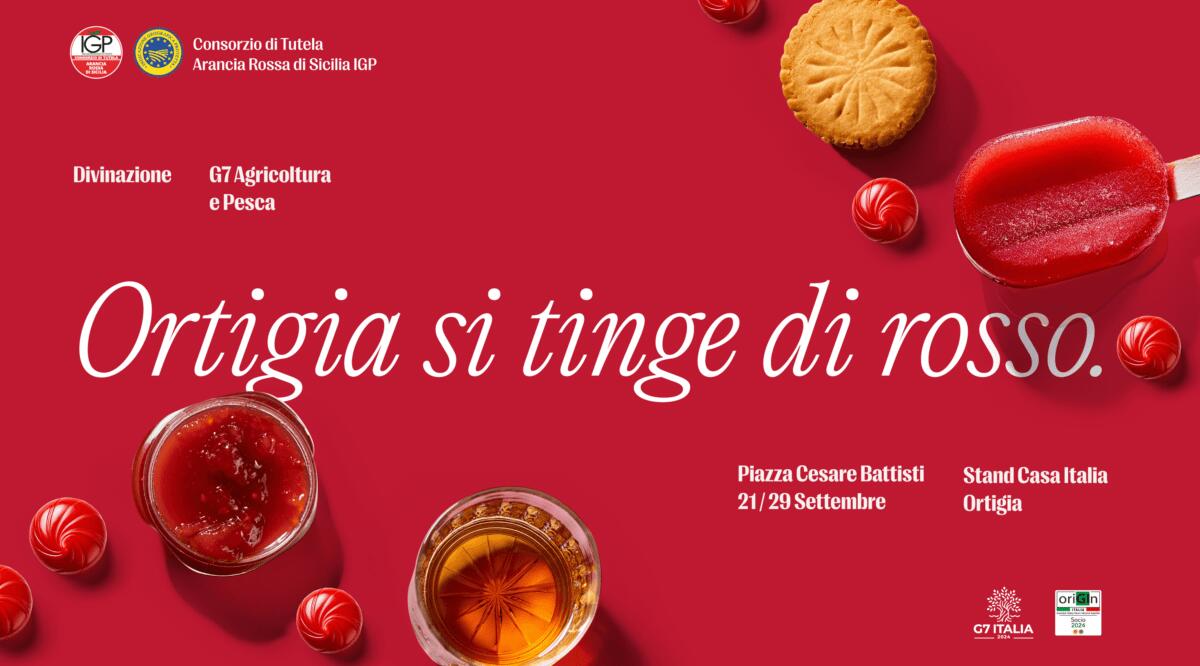 Il Consorzio di Tutela dell'Arancia Rossa di Sicilia IGP protagoniasta al G7 dell'Agricoltura e all'Expo Divinazione a Siracusa - 