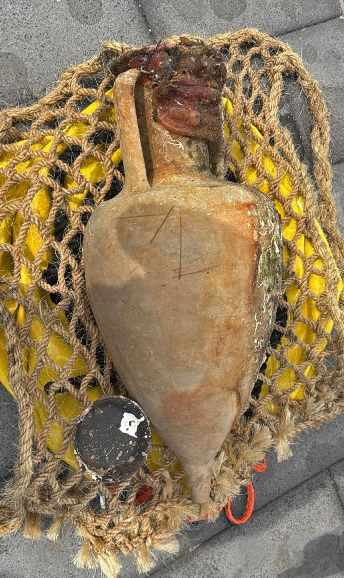 Recuperata un'anfora greco-italica: un tesoro marino salvato alle Isole Eolie! - 