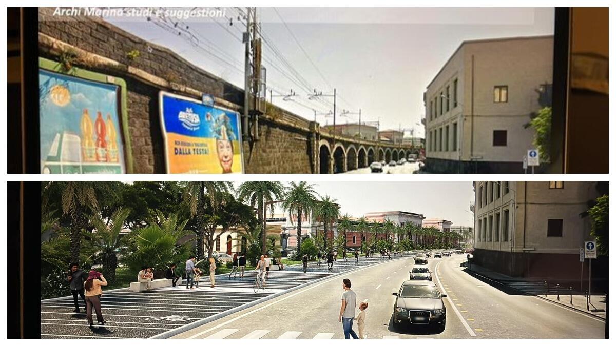 Abbattimento Archi della Marina, ecco l'artista catanese che approva la proposta del Sindaco - 